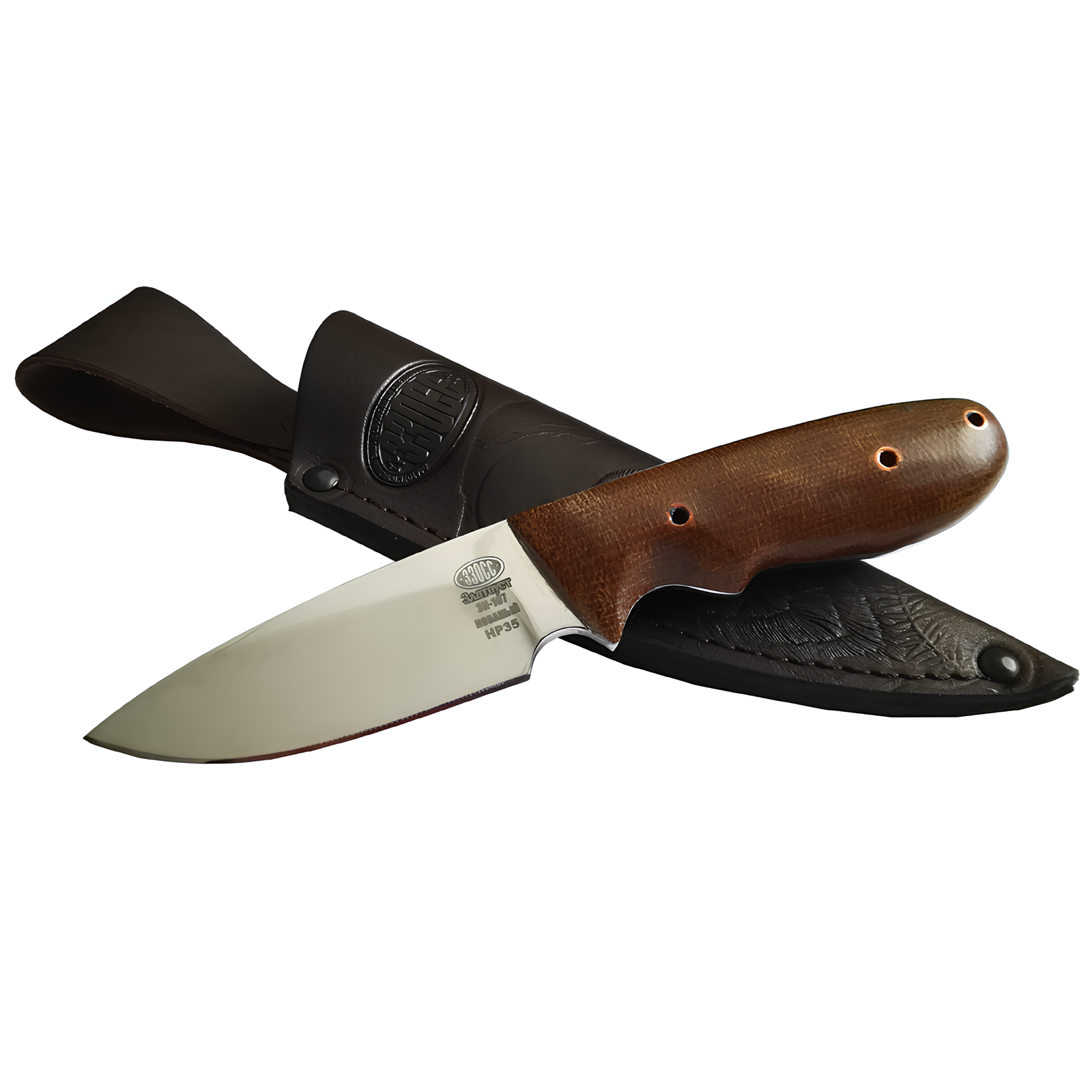 Нож туристич. ''Лесовик'' НР35, ст.ЭИ-107, текстолит