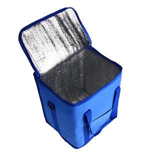 Термосумка на молнии, объём 22л,синий 10514859