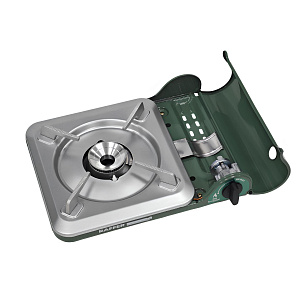 Плита газовая Raffer PGS-008 (алюм.горелка, под баллон, магн.захват)